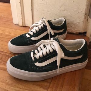 Vans, U.S. Womens Size 8, Forest Green